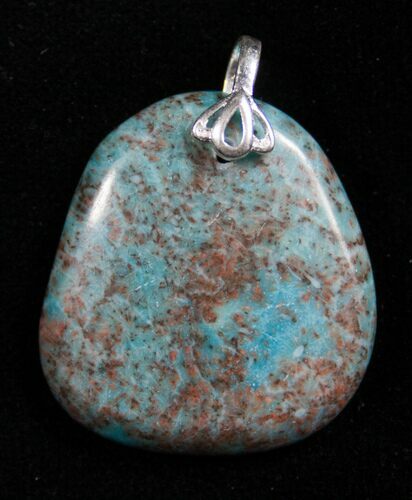 Blue Fossil Coral Pendant - Million Years Old #7700
